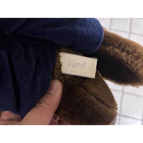 Vintage 1986 Sears Fievel Mousekewitz An American Tail 22" Plush Caltoy READ SEE - Picture 8 of 9